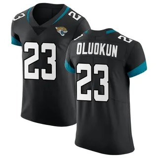 Foye Oluokun Jacksonville Jaguars Game-Used #23 Teal Jersey vs. New York  Giants on October 23 2022