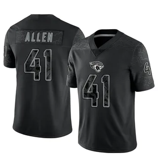 : NFL PRO LINE Camiseta Jugador Joven Josh Allen Negro Jacksonville  Jaguars : Deportes y Actividades al Aire Libre