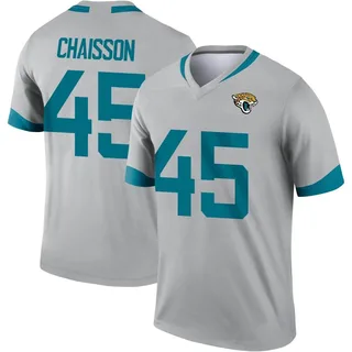 Women's Jacksonville Jaguars K'Lavon Chaisson Nike Teal Nike Game Jersey